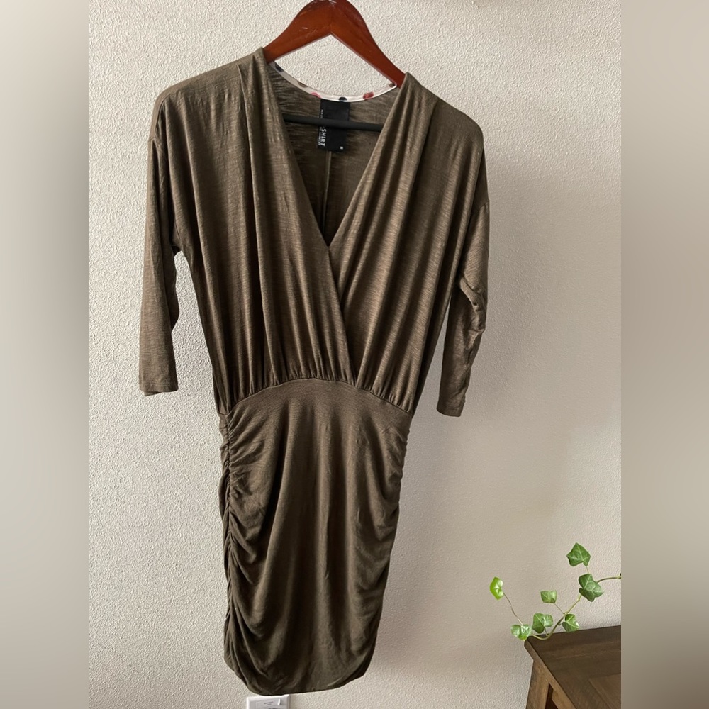 Anthropologie Dolan T-Shirt Dress - Ruched Sides